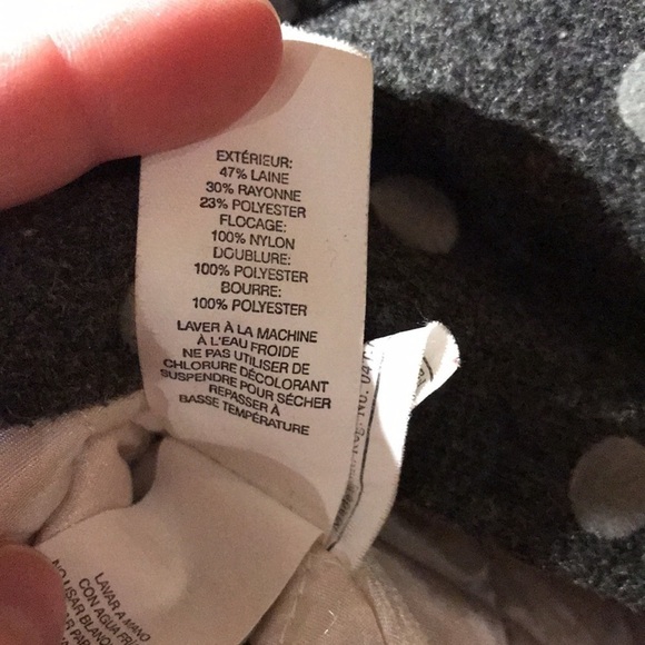 4/$25 Joe Fresh girl pea coat jacket - Picture 6 of 8